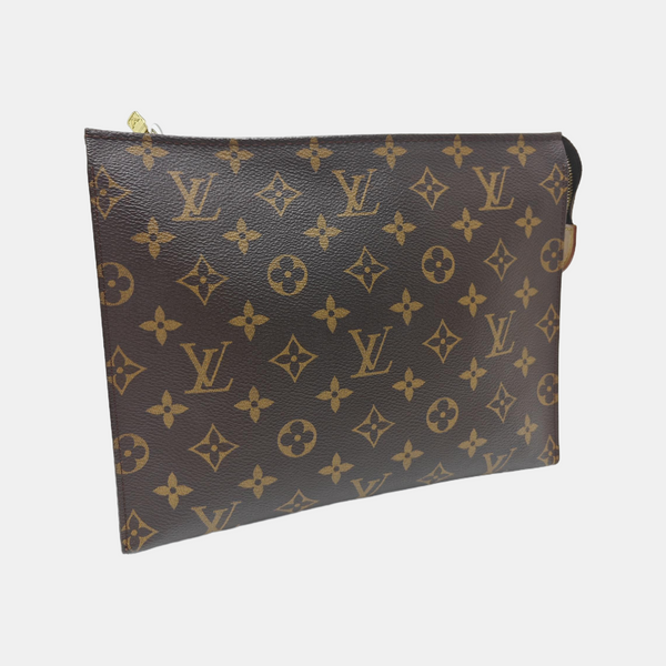 TOILET POCKET 26 Monogram Coated Canvas Brown