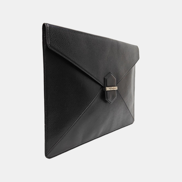 Leather Clutch Black