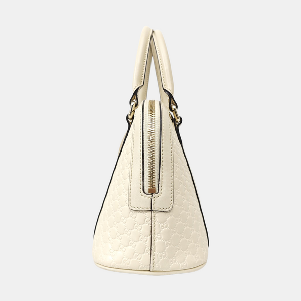 Microguccissima Monogram Calfskin Beige