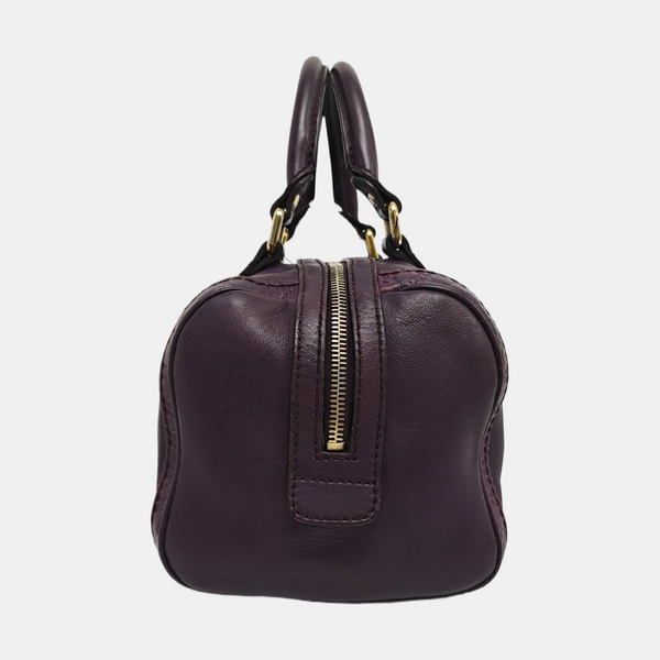 Joy Monogram Calfskin Purple