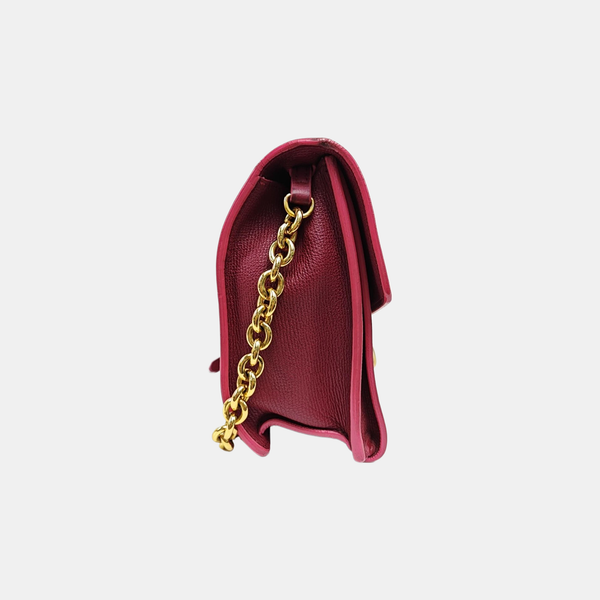 Macken Small Calfskin Red