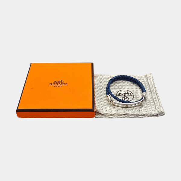 Roulis Fabric Blue Bangle