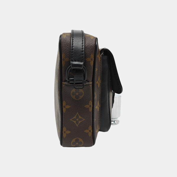 CHRISTOPHER Monogram Coated Canvas Brown