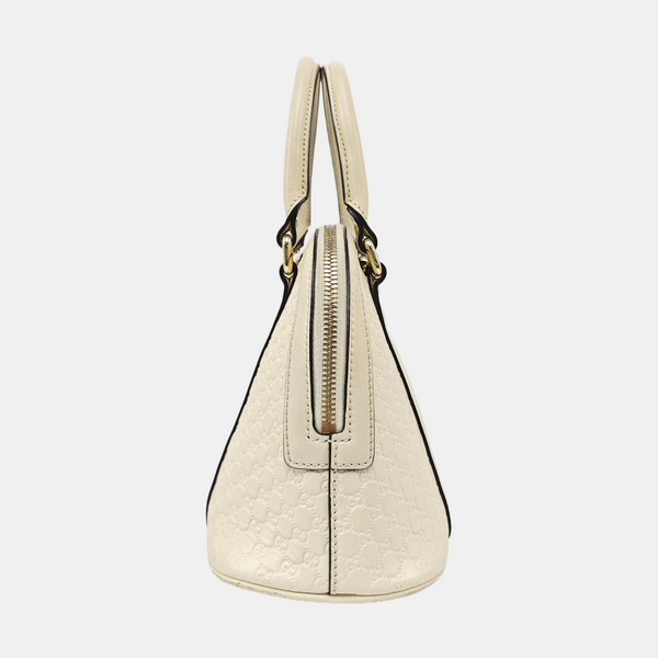 Microguccissima Monogram Calfskin Beige