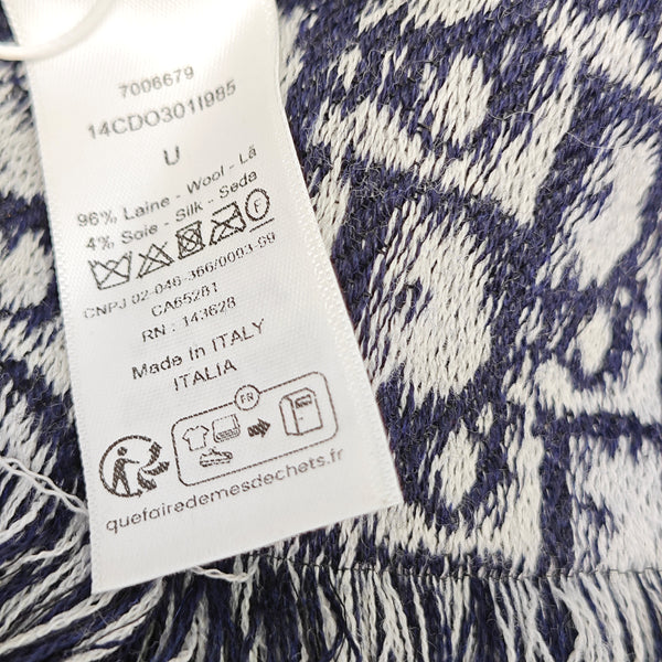 Wool Scarf Blue