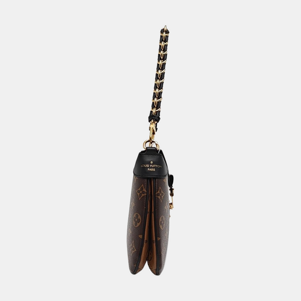 TWINNY Monogram Coated Canvas Brown