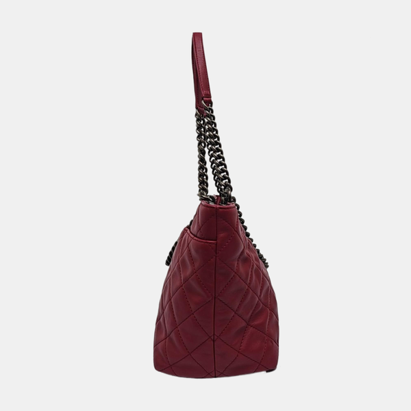 Quilted Calfskin Red