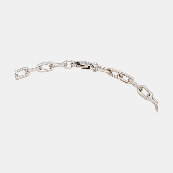 LOVE 18k White Gold Silver Necklace