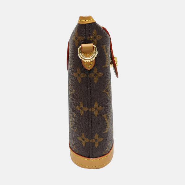 FOLD ME Monogram Coated Canvas Brown