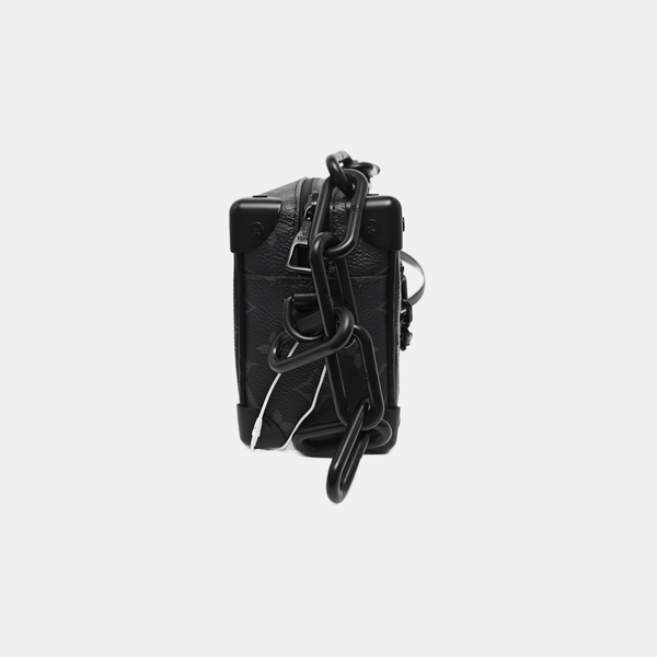 SOFT TRUNK Mini Monogram Coated Canvas Black