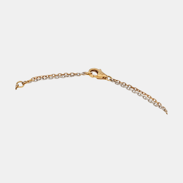 LOVE 18k White Gold Rose Gold Necklace