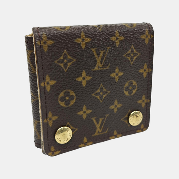 Monogram Coated Canvas Card Holder Brown