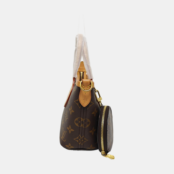 NEVERFULL BB Monogram Coated Canvas Brown