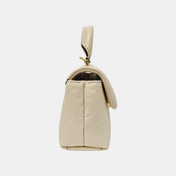 NANO MADELEINE Nano Monogram Calfskin Beige