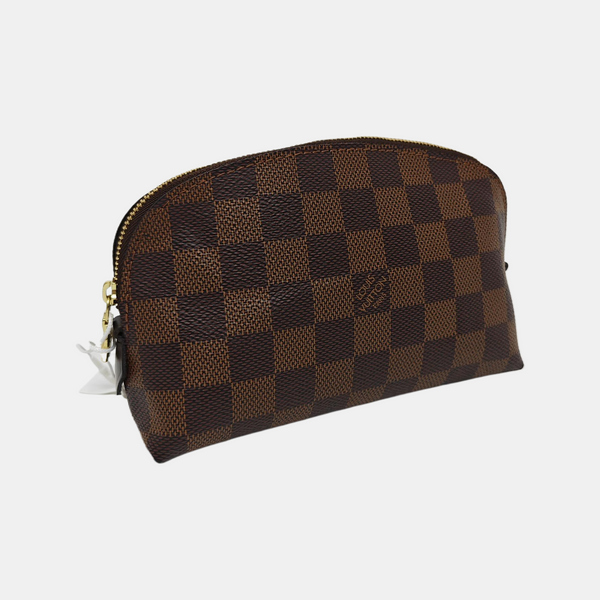 COSMETIC PM Damier Ebene Coated Canvas Brown