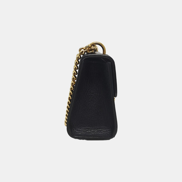 Padlock Small Calfskin Black