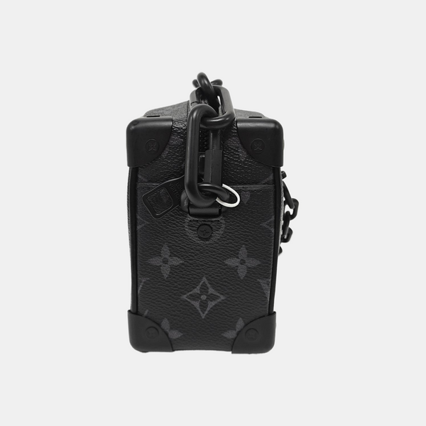 SOFT TRUNK Mini Monogram Coated Canvas Black