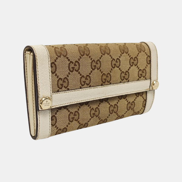 Monogram Canvas Wallet Brown