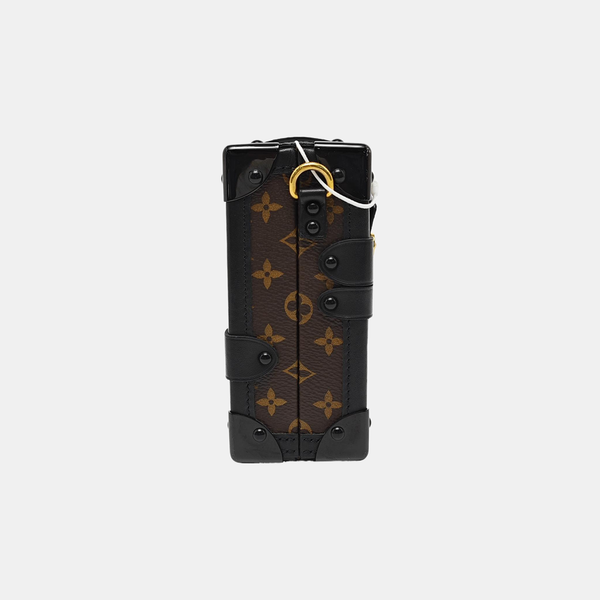 PETITE MALLE Monogram Coated Canvas Brown