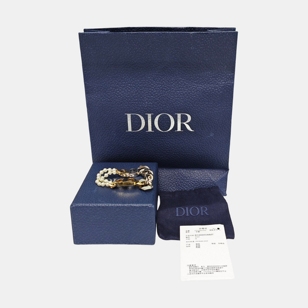 CD Icon Metal Silver Bracelet