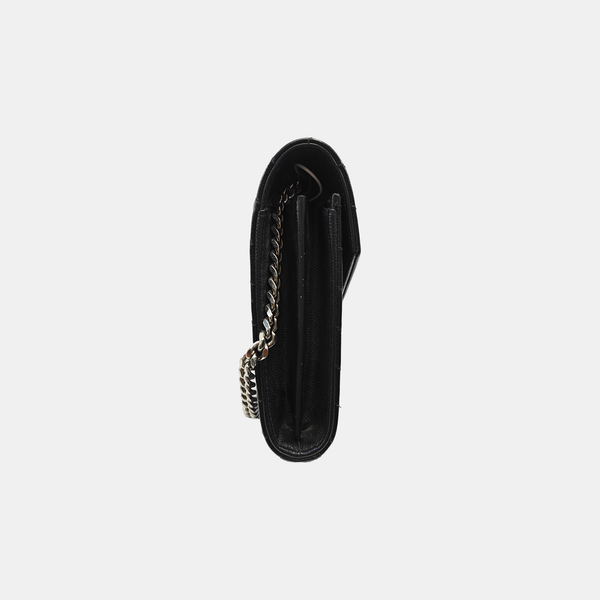 MONOGRAM Medium Chevron Calfskin Black