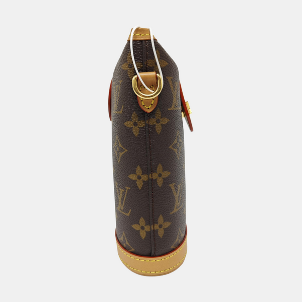 FOLD ME Monogram Coated Canvas Brown
