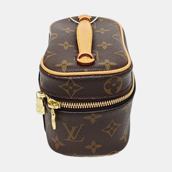 NICE Super Mini Monogram Coated Canvas Brown