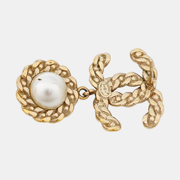 Metal Gold Stud Earrings