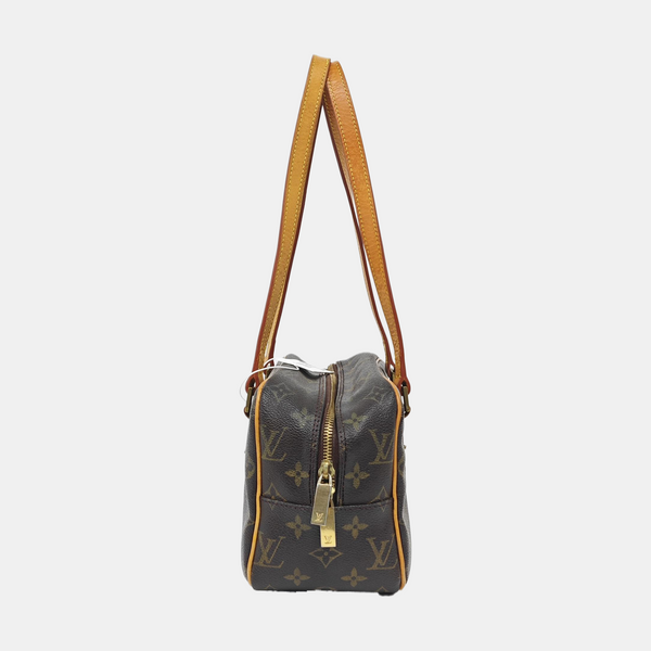 CITE MM Monogram Coated Canvas Brown