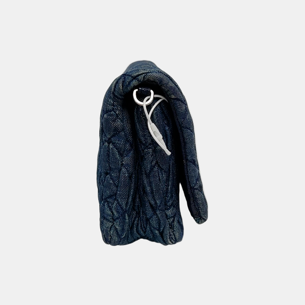 Crystal Quilted Denim Blue