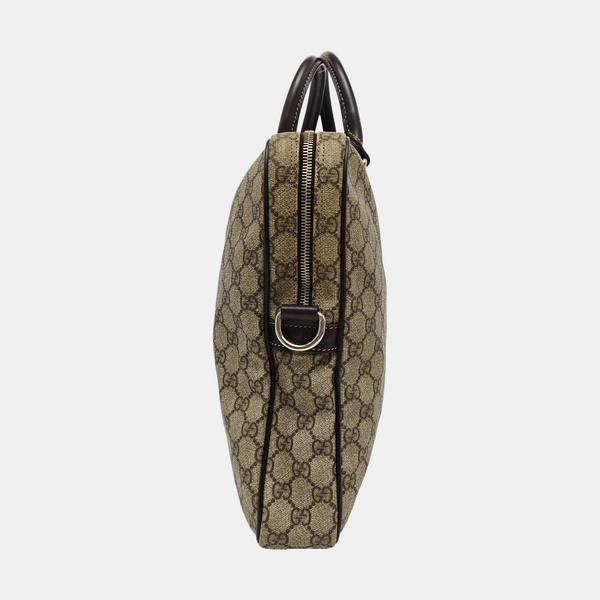 Duffle Monogram Coated Canvas Beige
