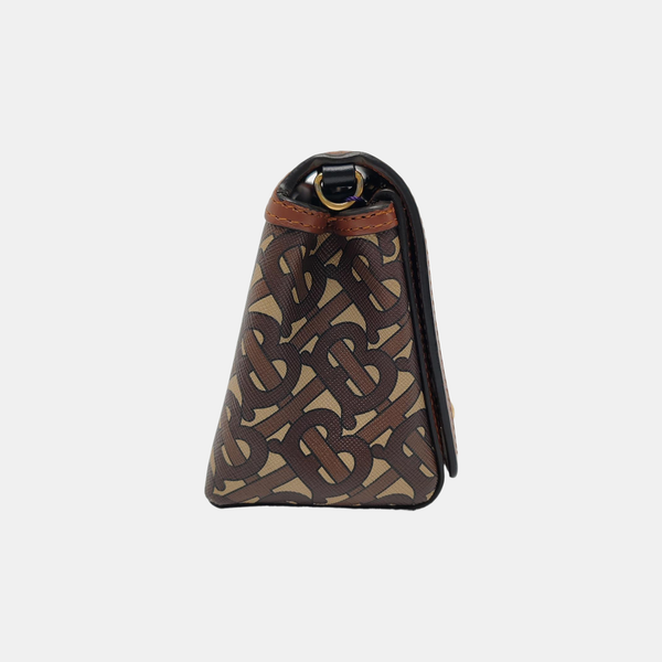 Crossbody Bag Coated Canvas Multicolor