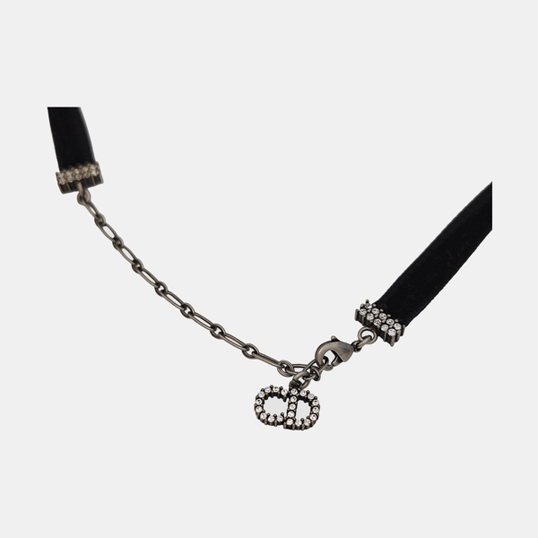 Dio(r)evolution Fabric Black Necklace