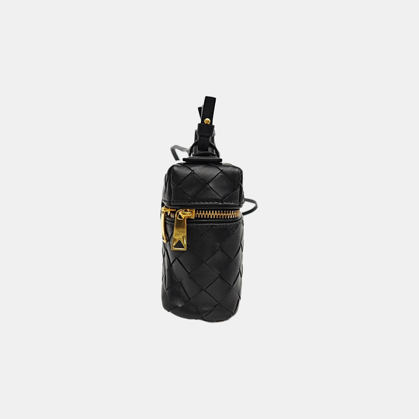 Calfskin Shoulder Bag Black