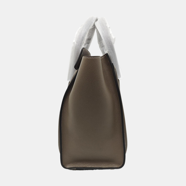 Authenticated pre-owned LUGGAGE Micro Calfskin Grey - Tote Bag at Looply
