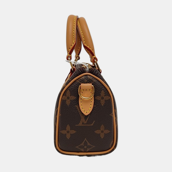 SPEEDY Nano Monogram lona revestida marrón