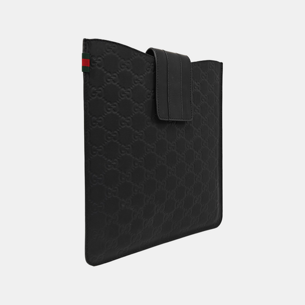 Monogram Calfskin Clutch Black