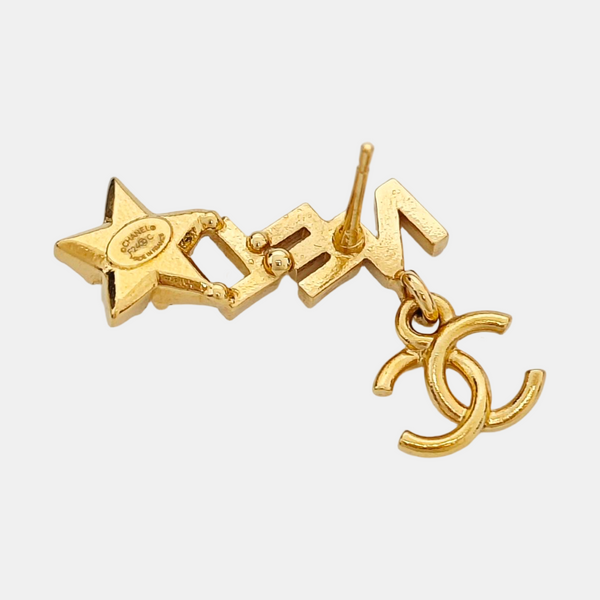 Metal Gold Stud Earrings
