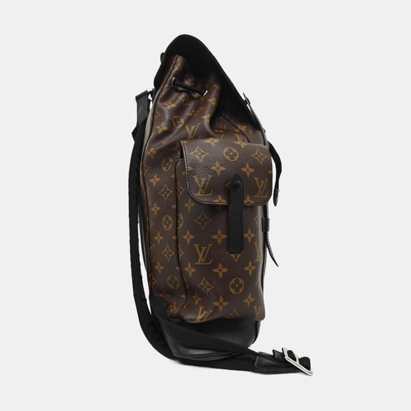 CHRISTOPHER PM Monogram Coated Canvas Brown
