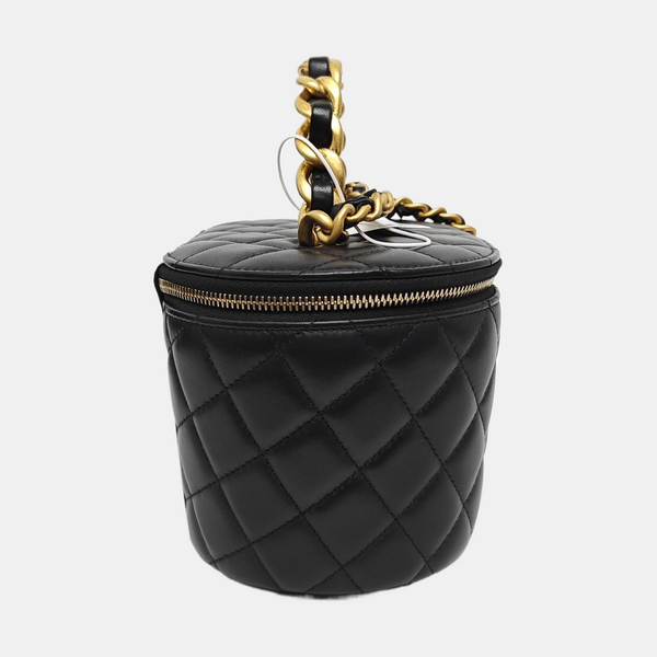 Quilted Lambskin Black