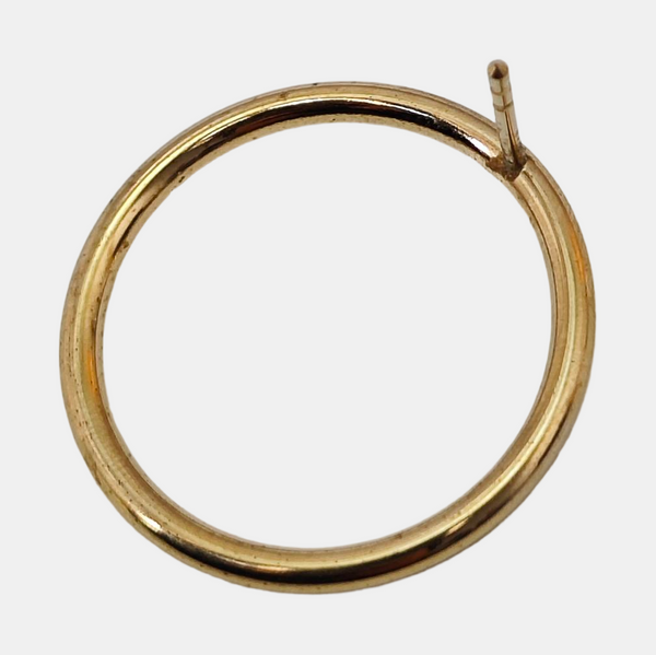 Metal Gold Stud Earrings