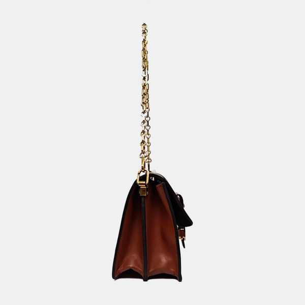 DAUPHINE MM Monogram Coated Canvas Brown