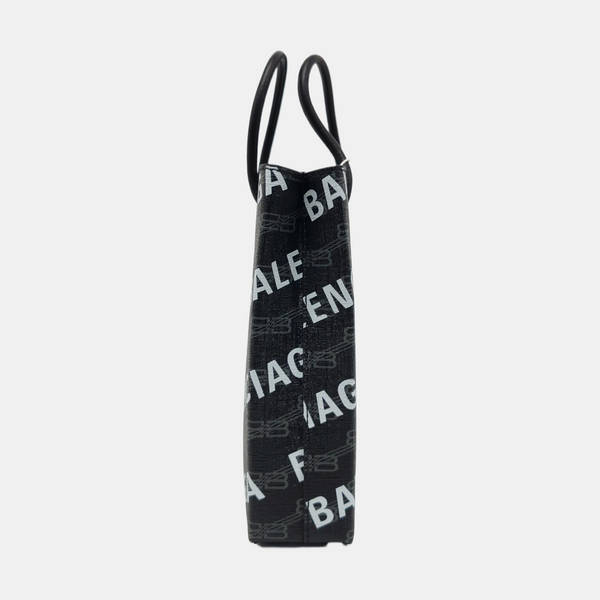 MONOGRAM Large Coated Canvas Black