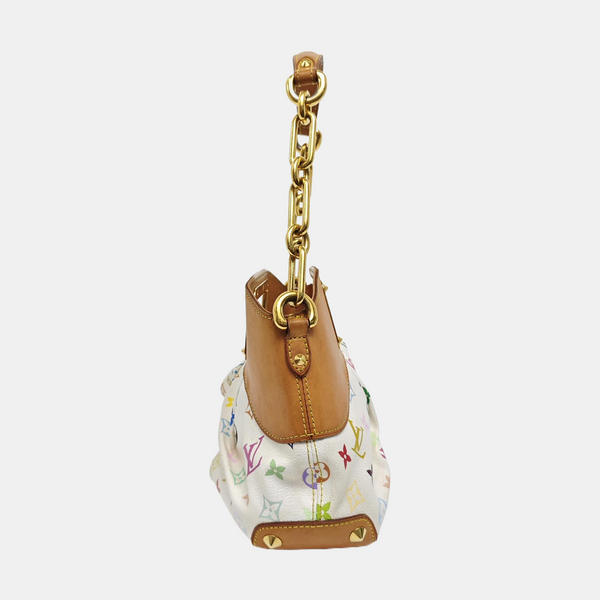 JUDY PM Monogram Coated Canvas White