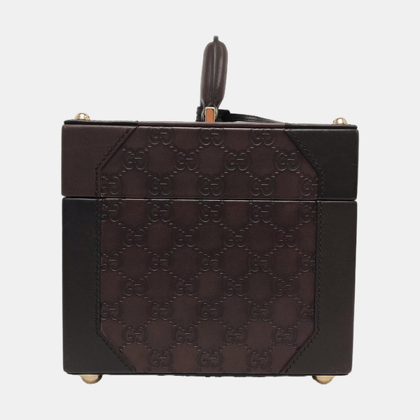 Padlock Small Monogram Calfskin Brown