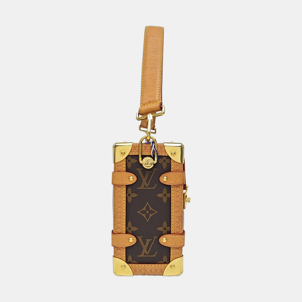 SIDE TRUNK MM Monogram Coated Canvas Brown