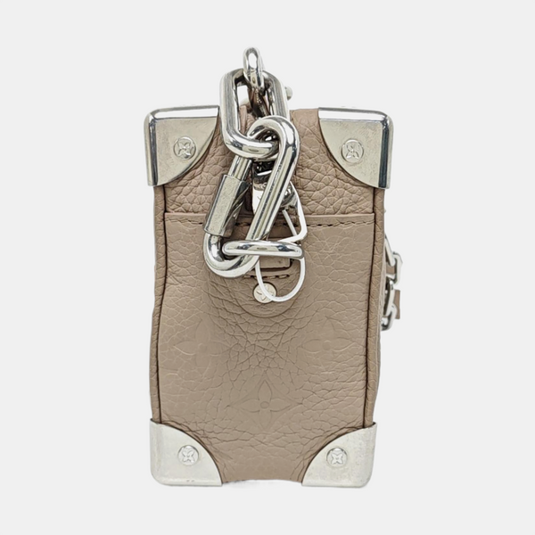 SOFT TRUNK Mini Monogram Calfskin Gray