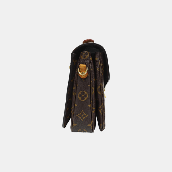 MÉTIS MM Monogram Coated Canvas Brown
