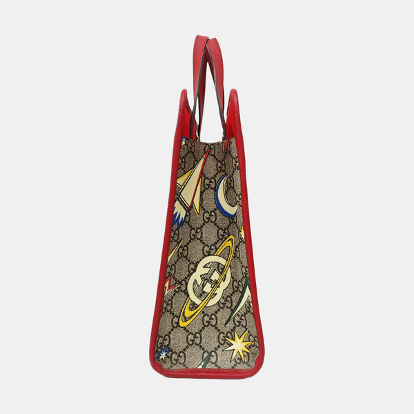 Children’s GG Bucket Monogram Coated Canvas Beige