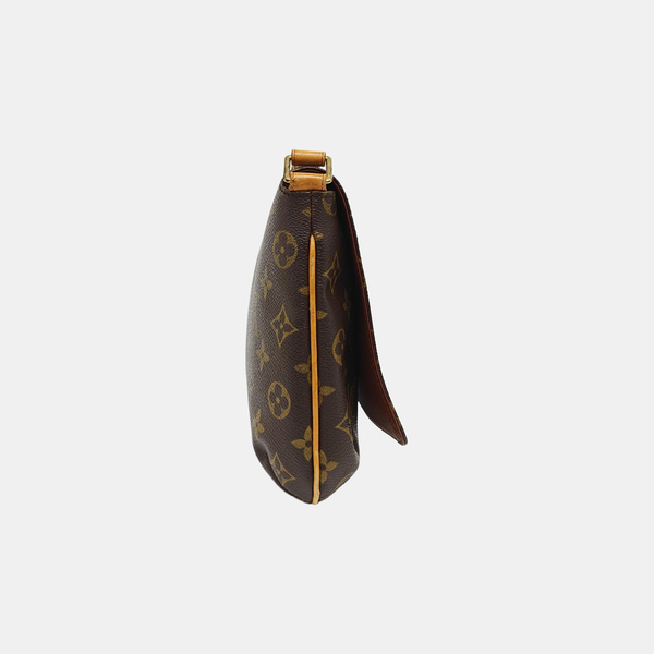 MUSETTE TANGO Monogram Coated Canvas Brown
